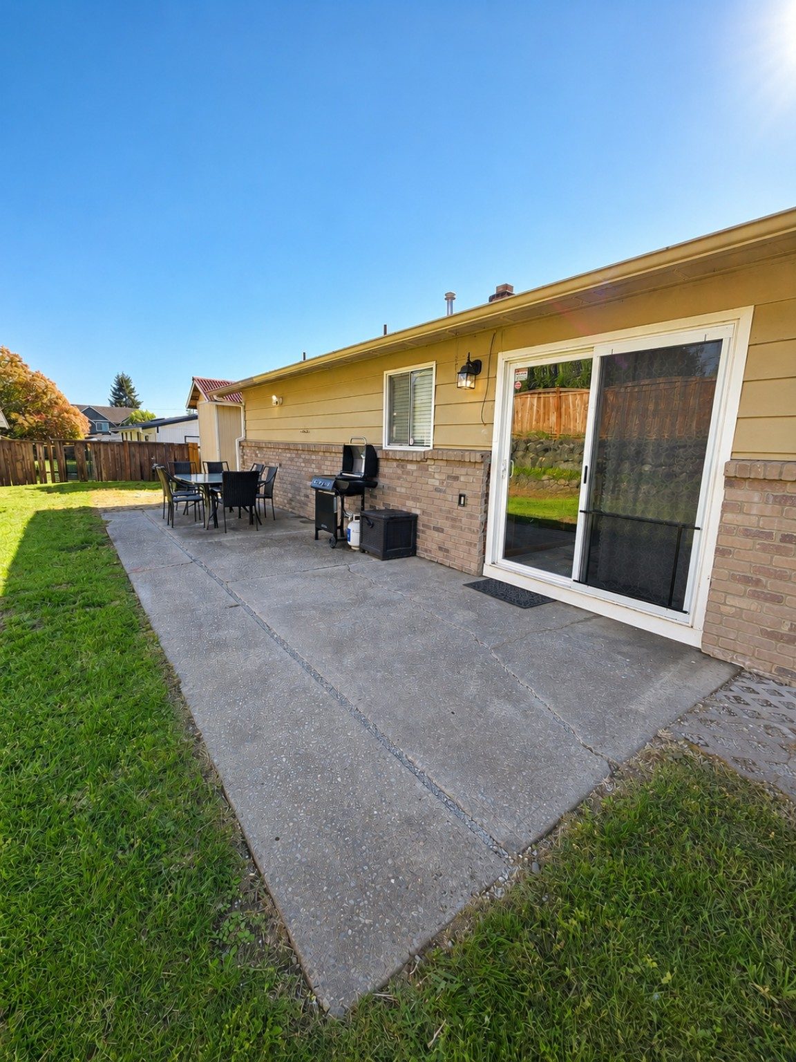 Back patio